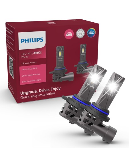 Philips Ultinon Access LED lámpara para faros de coche (HIR2) 6000K Philips Ultinon Access LED lámpara para faros de coche (HIR2) 6000K