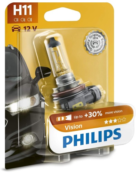 PHILIPS AUTOMOTIVE LIGHTING H11 12V +30% VISION