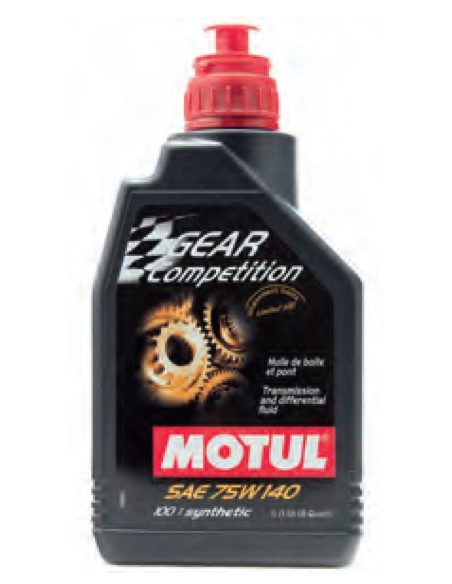 MOTUL ACEITE TRANSMISIÓN GEAR COMPETITION 75W-140 MOTUL ACEITE TRANSMISIÓN GEAR COMPETITION 75W-140