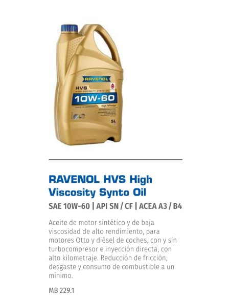 RAVENOL HVS RAVENOL HVS