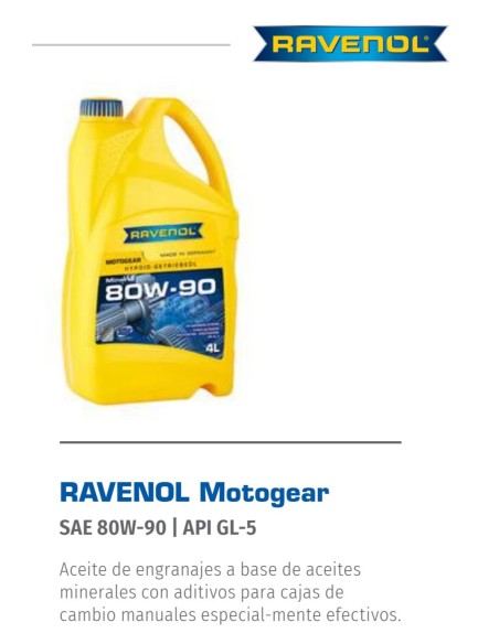RAVENOL 4-T ESTER 80W-90 GL5