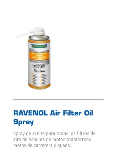 RAVENOL AIR FILTER OIL SPRAY