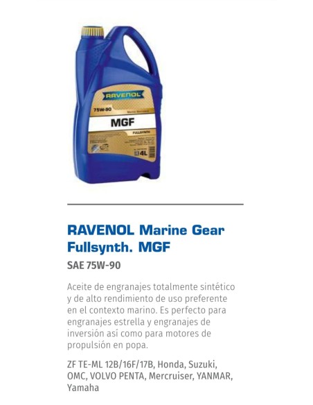 RAVENOL MARINE GEAR FULLSYNTH (MGF)