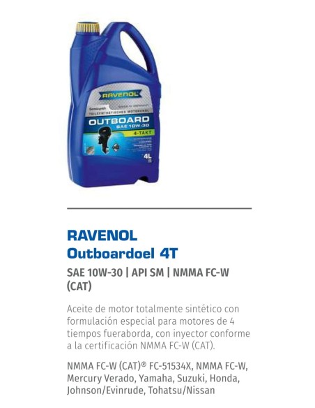 RAVENOL OUTBOARDOEL 4T 10W-30 RAVENOL OUTBOARDOEL 4T 10W-30